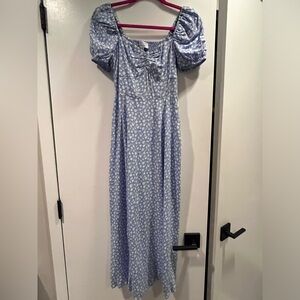 & Other Stories Blue and White flower Dress